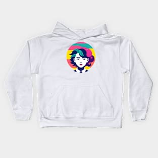 Bright and Colorful Person Kids Hoodie